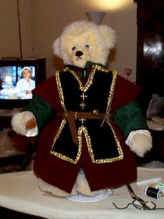 Bear of Harps in Chemise, Tunic, Overtunic, and Tabard
