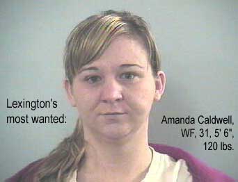 Lexington's most wanted: Amanda Caldwell, WF, 31, 5'6", 120 lbs (Herald-Leader)