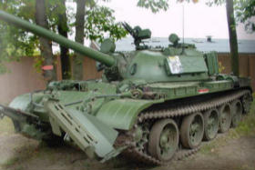 Walkaround of Ex-East German T-55 with KMT mine Plough