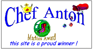 Winner Of Chef Anton's Award!