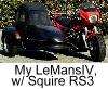 My LeMansIV w/ SIdecar, Front View