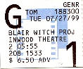 My ticket