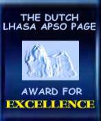 The Dutch Lhasa Apso Excellence Award