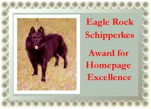 Eagle Rock Schipperkes Excellence Award