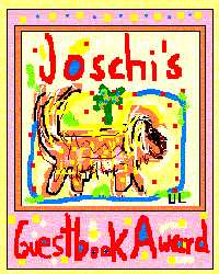 Joschi's Guest Book Award