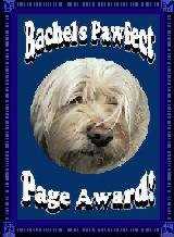 Bachels Pawfect Page Award
