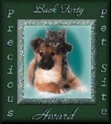 Precious Pet Site Award