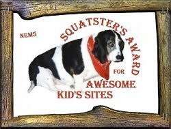 Squatster's Award for a Wesome Kid's Sites