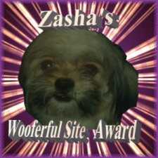Zasha's Wooferful Site Award