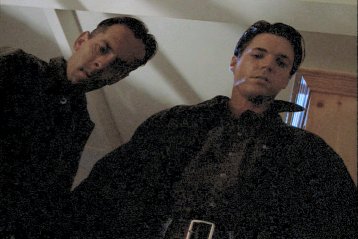 Krycek unlike his incompetent partner realizes the wrong Scully sister has been shot.