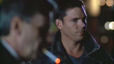 Krycek spends some unquality time with Old Smokey