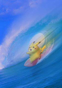 Surf Pikachu, SURRFF!!