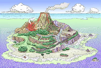 Map of Pokmon Island!