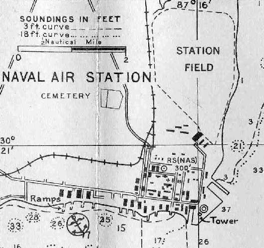 NAS Station Field, as depicted on the 1934 Navy Aviation Chart V-242 