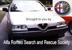 Click on the pic for Alfa Romeo Search and Rescue Society homepage