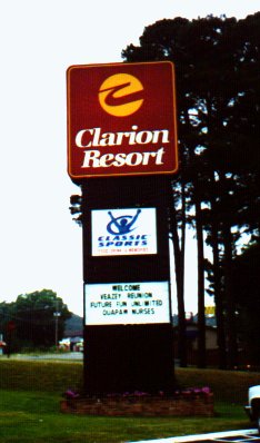 The Clarion Resort welcomes the Veazey clan.