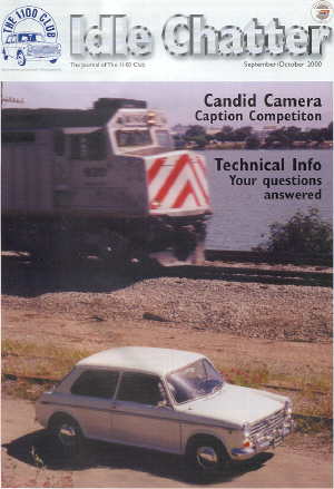 John Quilter's car on the cover of "Idle Chatter."
