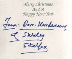 Christmas message 1992