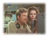 David with Diana Rigg in The Avengers