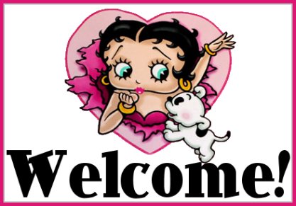 animated images of welcome. Betty Boop made her first appearance on August 9th, 1930 in a cartoon called 