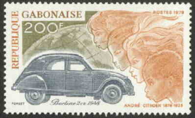 Poststamp from Gabon