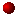 Small decorative red hot linked ball