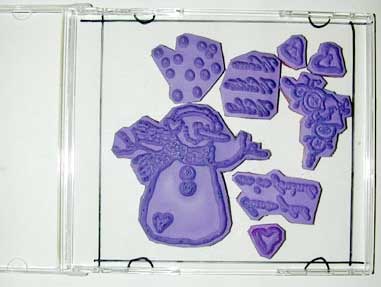 The Angel Company - unmounted rubber stamp storage in cd case