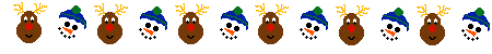 rudolph/snowman line