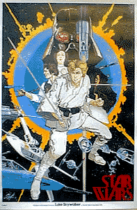 Star Wars Poster #1 by Howard Chaykin (c)1975 Lucasfilm [27KB]