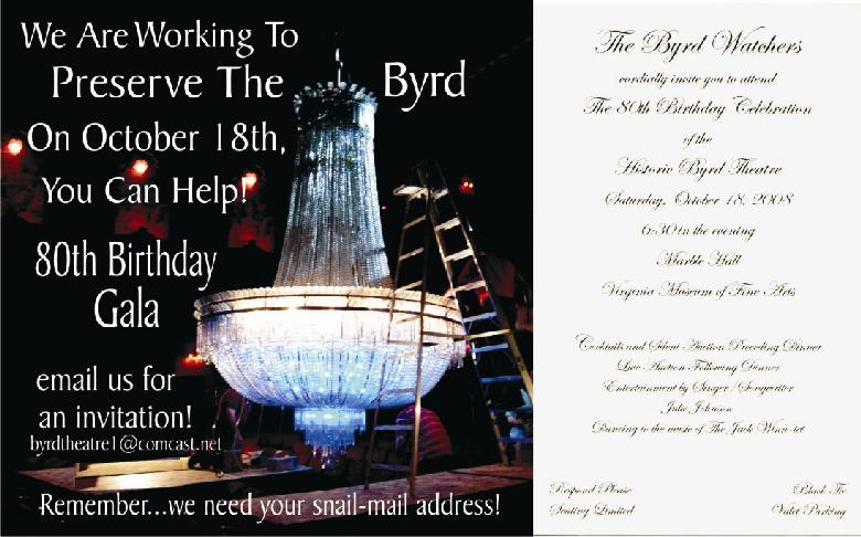 Byrd's 80th Birthday Celebration