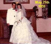 Wedding Day  May 29th, 1959