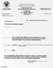 IMAGE of Archives Letter