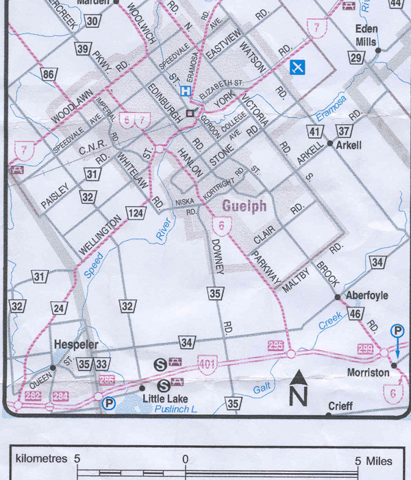 Guelph Map