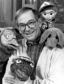Mr. Dressup and friends