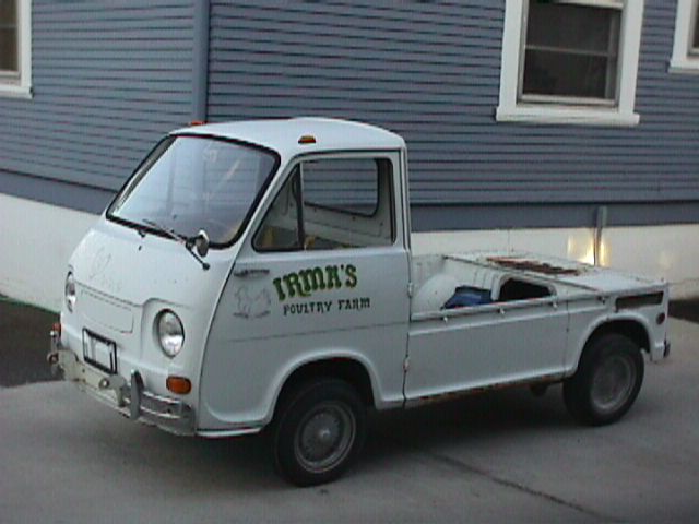 This is Irma, my 1970 Subaru 360 pickup. I've owned her for just over a year 