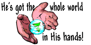 He's got the whole world...