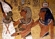 In Tutankhamun's tomb