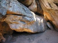  python stone, tsodilo hills, botswana 