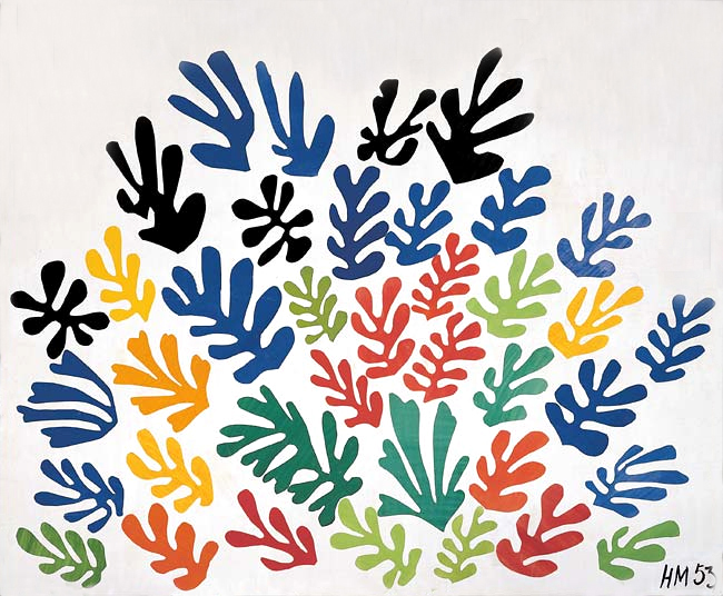  la gerbe (1953) by henri matisse 