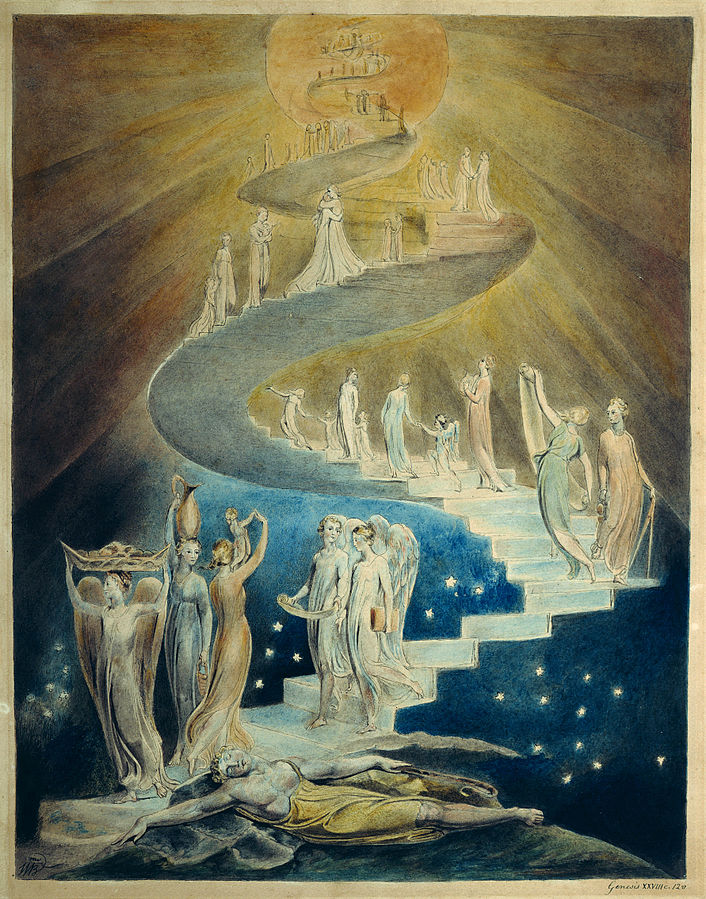  jacob's dream by william blake 