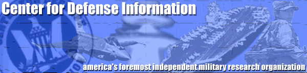 Center For Defense Information opening screen