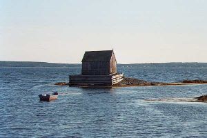 Hut on water