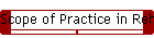 Scope of Practice in Rehabilitation