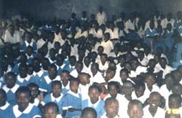 [300 children came to hear about Jesus.]