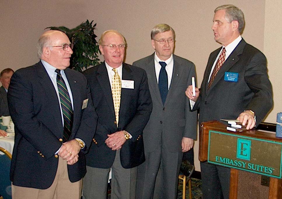 From left: John Massey, William Eaton, John Gaydos, Lee
Warner