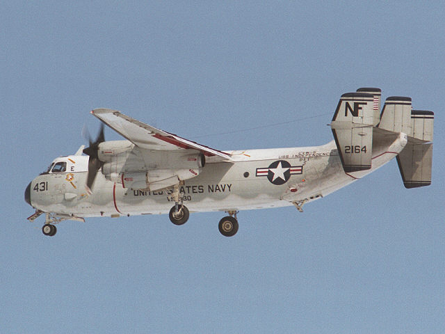 The C2A "Greyhound" cargo aircraft