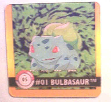 Bulbasaur/Ivysaur motion card