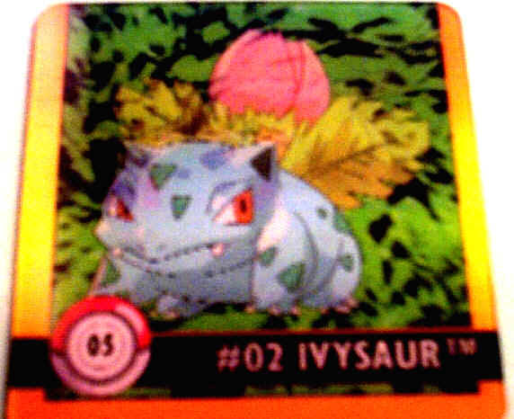Bulbasaur/Ivysaur motion card