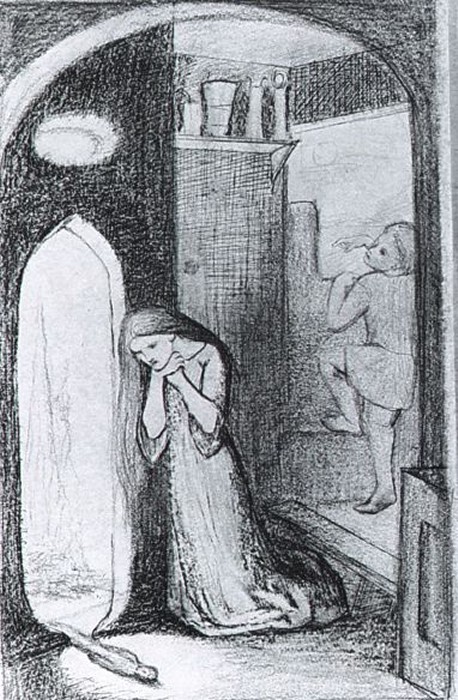 Sister Helen, Elizabeth Siddal - 1854