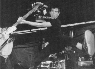 Anti-Flag in mid-flight (DC Collection)